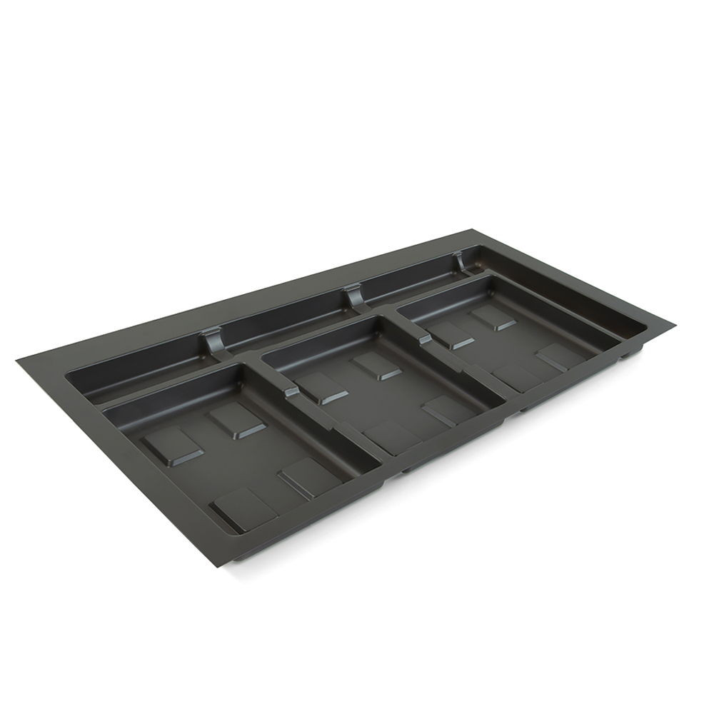 Base Recycle pour poubelles pour tiroir de cuisine, Module 900 mm, gris