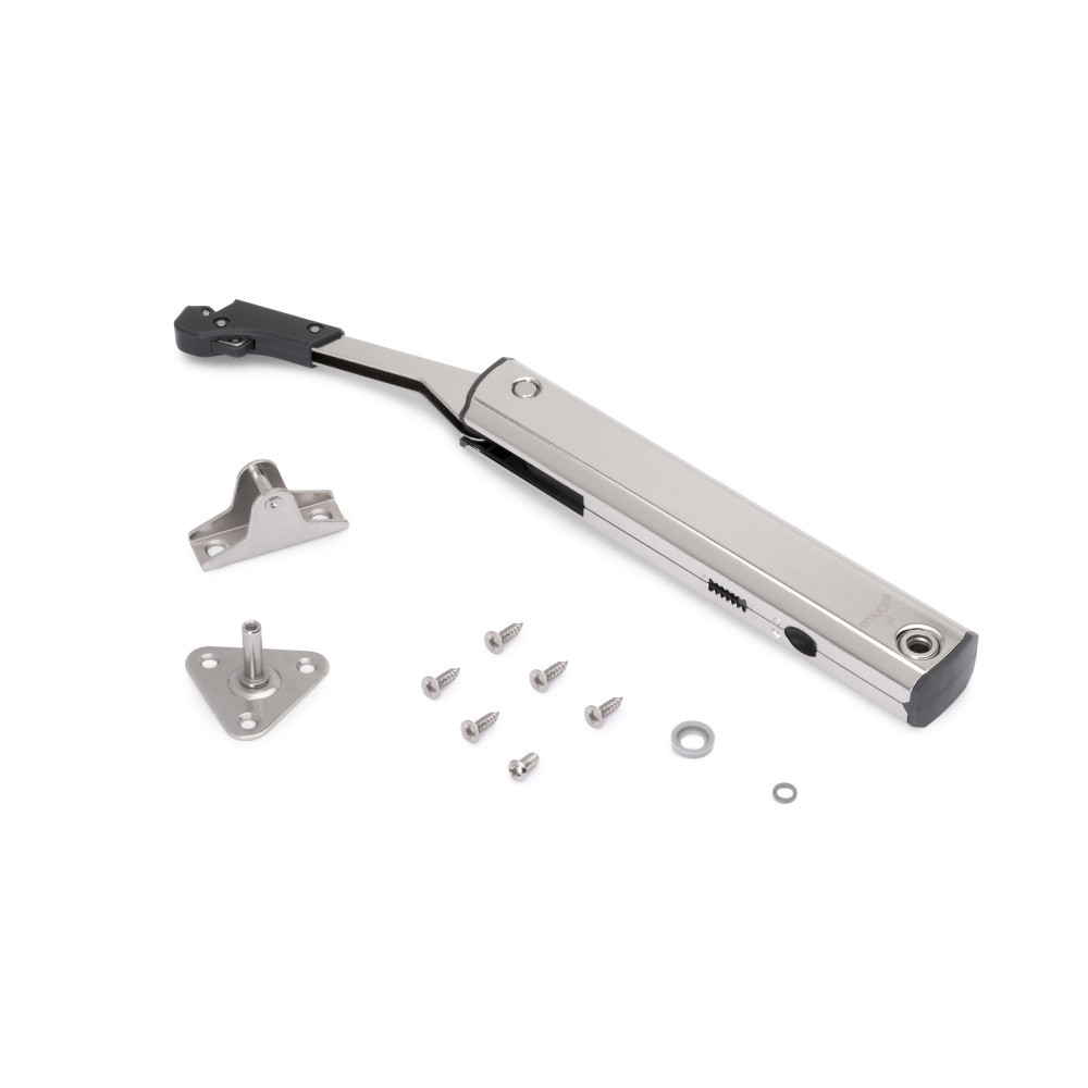 Compas pour portes levantes Altius One - Gamme de force 940-1710 - Acier - Nickelé