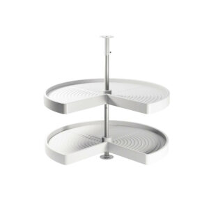 Jeu de plateaux Shelvo 3/4 pour module 800 mm en plastique blanc