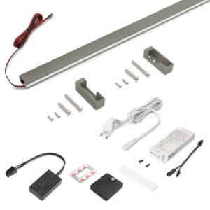 Kit barre de penderie Luxe LED Neonlynx 900 mm - détecteur RF Smart 2700 K