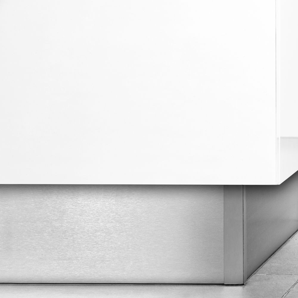 Kit de plinthes de cuisine Plasline avec accessoires union, H 150 mm, Anodisé satiné
