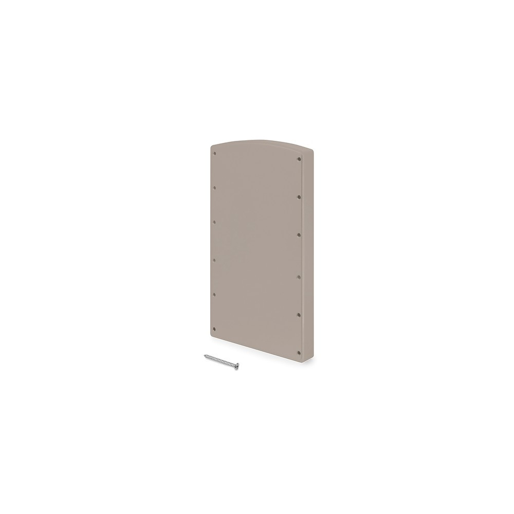 Kit de rangement de chaussures en métal et cadre - coulisses à fermeture souple pour armoire- réglable- module 800mm- Gris pierr