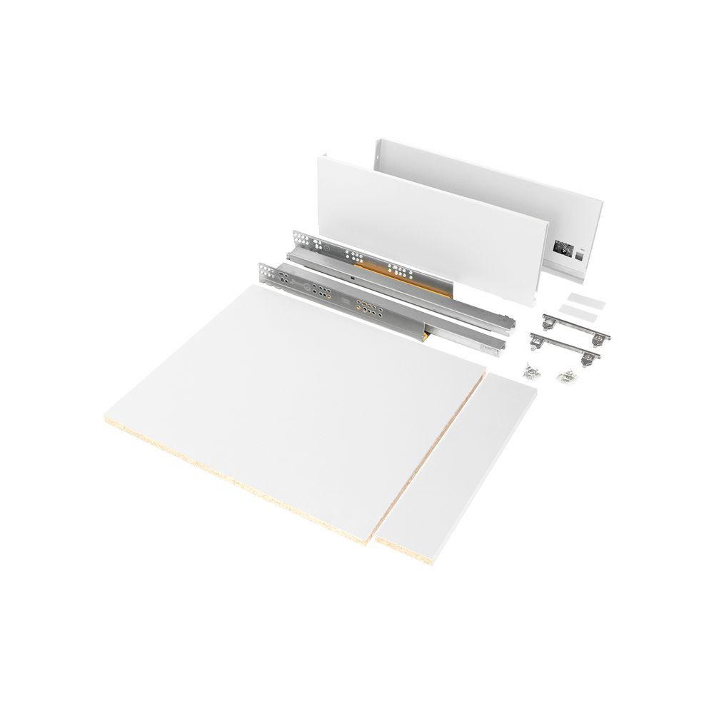 Kit de tiroir, cuisine et salle de bain Vertex - panneaux inclus, H 178 x M 450, blanc