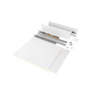 Kit de tiroir pour cuisine et salle de bain Vertex - panneaux inclus, H 93 x M 450, blanc