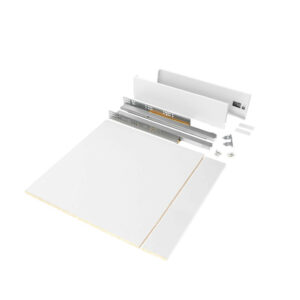 Kit de tiroir pour cuisine et salle de bain Vertex - panneaux inclus, H 93 x M 600, blanc