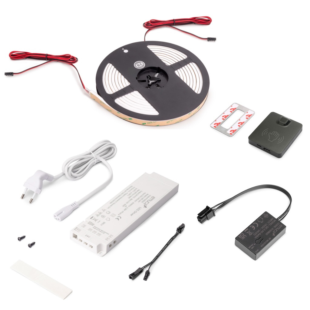 Kit ruban LED Neonlynx H 5 m - blanc naturel 4000 K avec capteur RF Smart