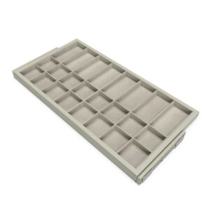 Lot de 10 poignées pour meubles Setubal- L198mm- entraxe 128mm- Aluminium- Anodisé mat