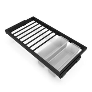 Lot de 20 charnières coudées pour montage rentrant X91 - fermeture amortie et accessoires Euro- Acier- Titane
