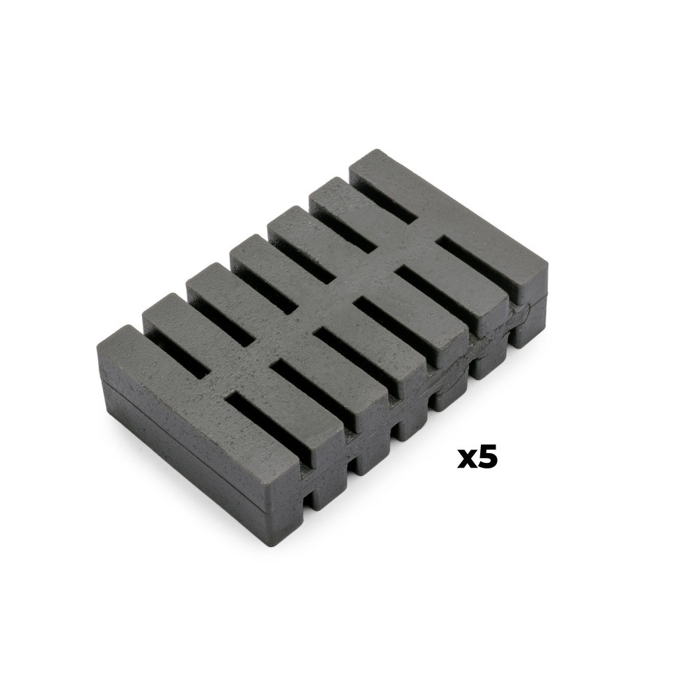 Lot de 5 pastilles anti-odeurs pour couvercle de conteneur Recycle - Odeur de citron - Plastique