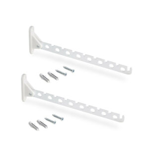 Lot de 5 poignées pour meubles Bremen- L160mm- entraxe 128mm- Aluminium- Anodisé noir
