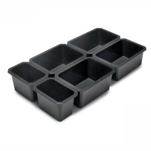 Lot de 5 poignées pour meubles Montréal- L192mm- Zamak- chromé