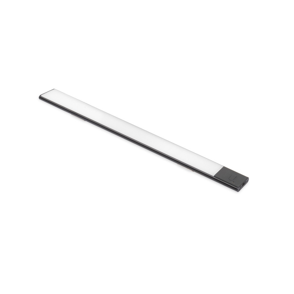 Luminaire LED Kaus Black rechargeable par usb avec capteur tactile - 400mm - Peint en noir - Plastique et Aluminium