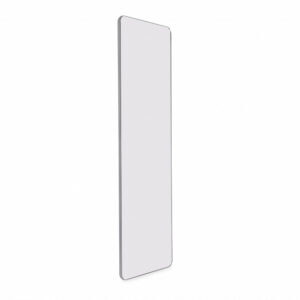 Miroir extractible pour armoires et dressings Quartz -  pivotant à 180° -  1.000x300mm -  Aluminium -  verre et acier -  Titane
