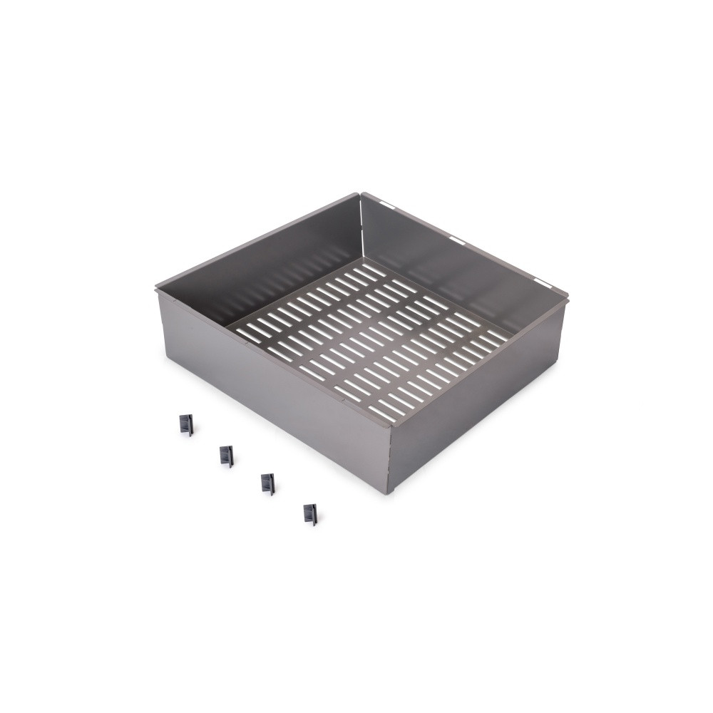 Panier métallique pour armoires et dressings Quartz - 440 (M60) - Acier - Titane