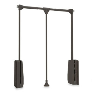 Penderie rabattable pour armoire Hang largeur réglable 450-600 mm finition couleur moka