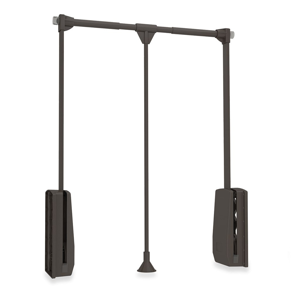 Penderie rabattable pour armoire Hang largeur réglable 830-1.150 mm finition couleur moka