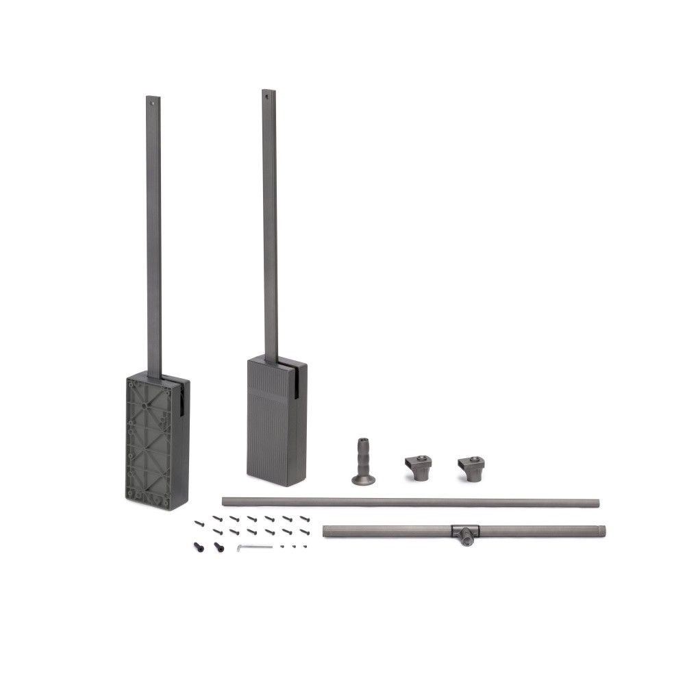 Penderie rabattable pour armoire Sway - 600 - 830mm - Acier - Aluminium et Plastique - Peint en titane