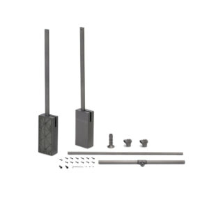 Penderie rabattable pour armoire Sway -  830 - 1150mm -   Acier -  Aluminium et Plastique -  Peint en titane