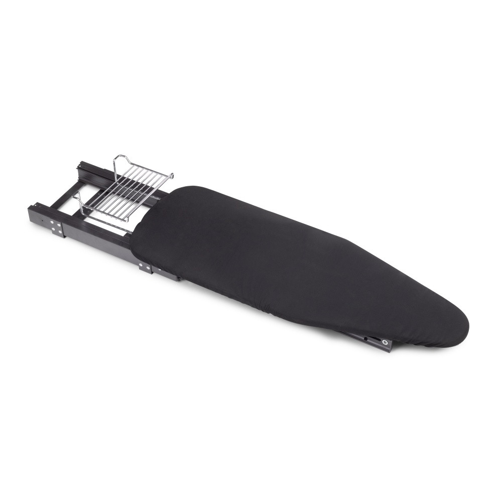 Planche à repasser pliante et planche à repasser coulissante pour meubles. Modèle : Iron Alu - Aluminium - Gris Anthracite