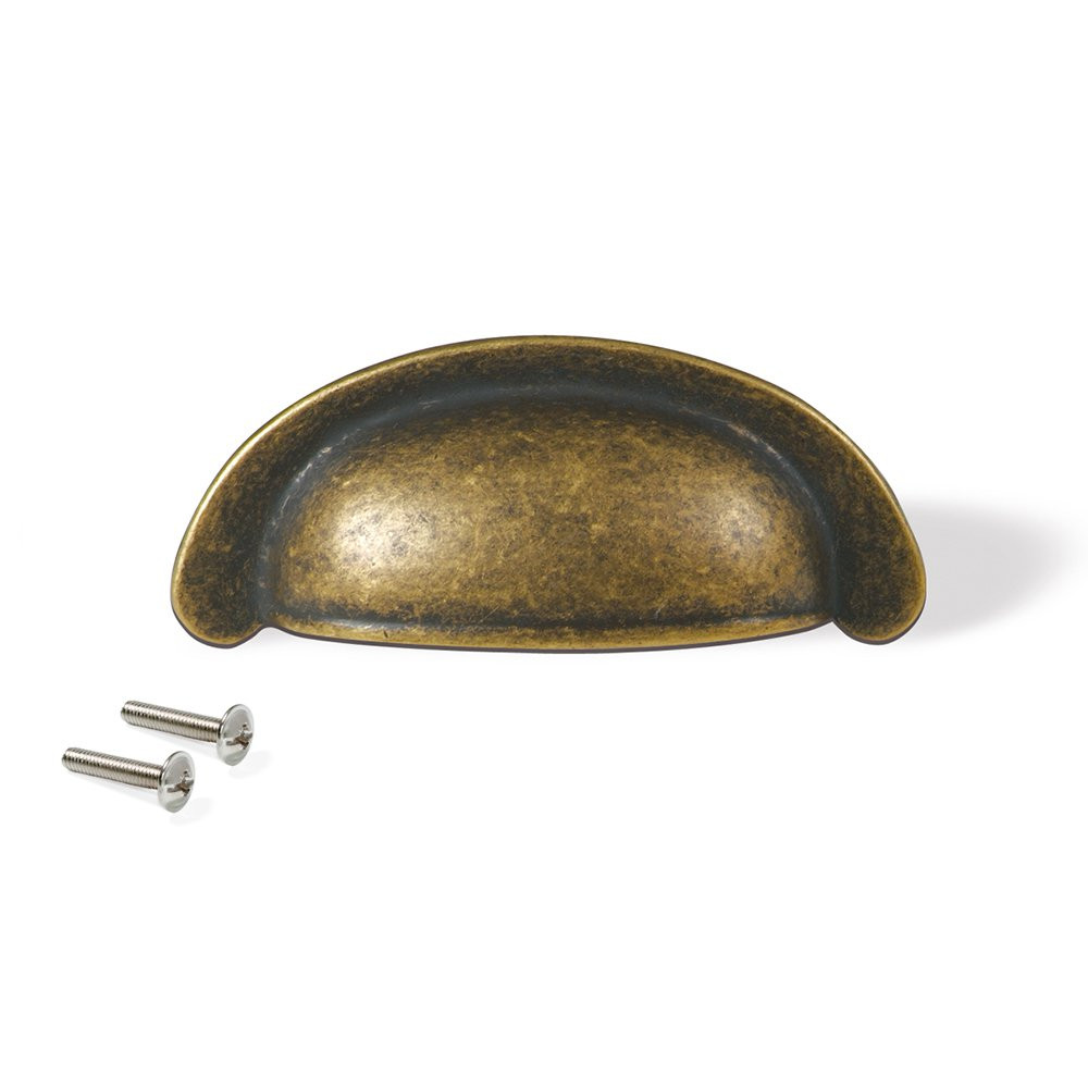Poignée pour meuble Marrakech en zamak finition bronze avec entraxe 64 mm