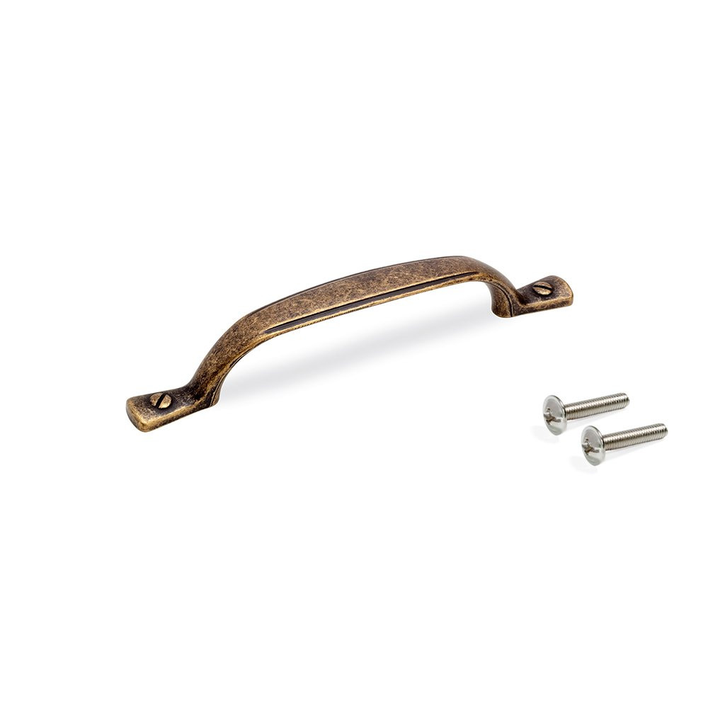 Poignée pour meuble Nairobi en zamak finition bronze avec entraxe 96 mm