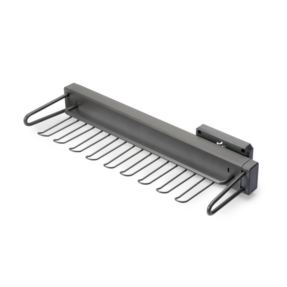 Porta cravates latéral extractible Quartz - Plastique et Aluminium - Titane