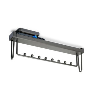Porte-vêtements extractible Quartz pour armoire -  Plastique et Aluminium -  Titane