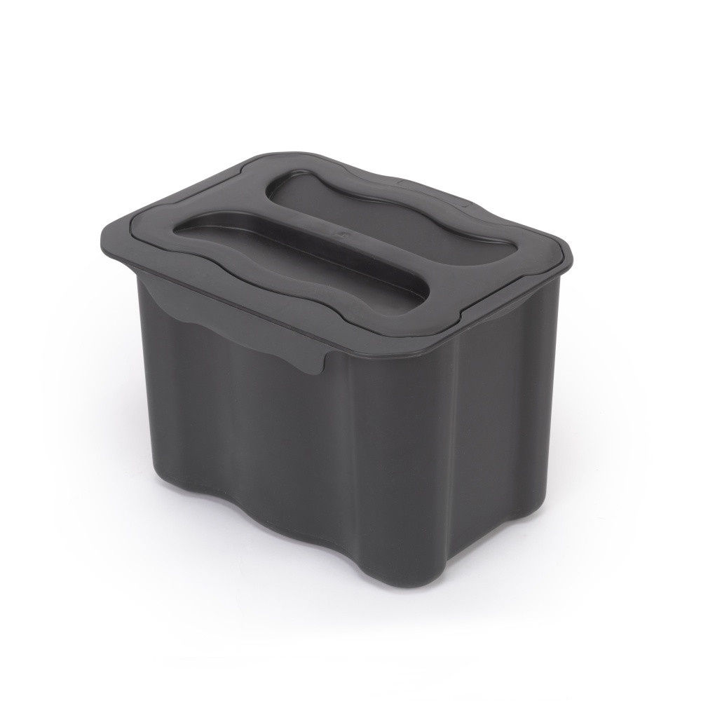 poubelle de recyclage pour suspendre la porte et collecter les déchets Recyclage - 1 x bac de 5 litres - avec couvercle - Pla