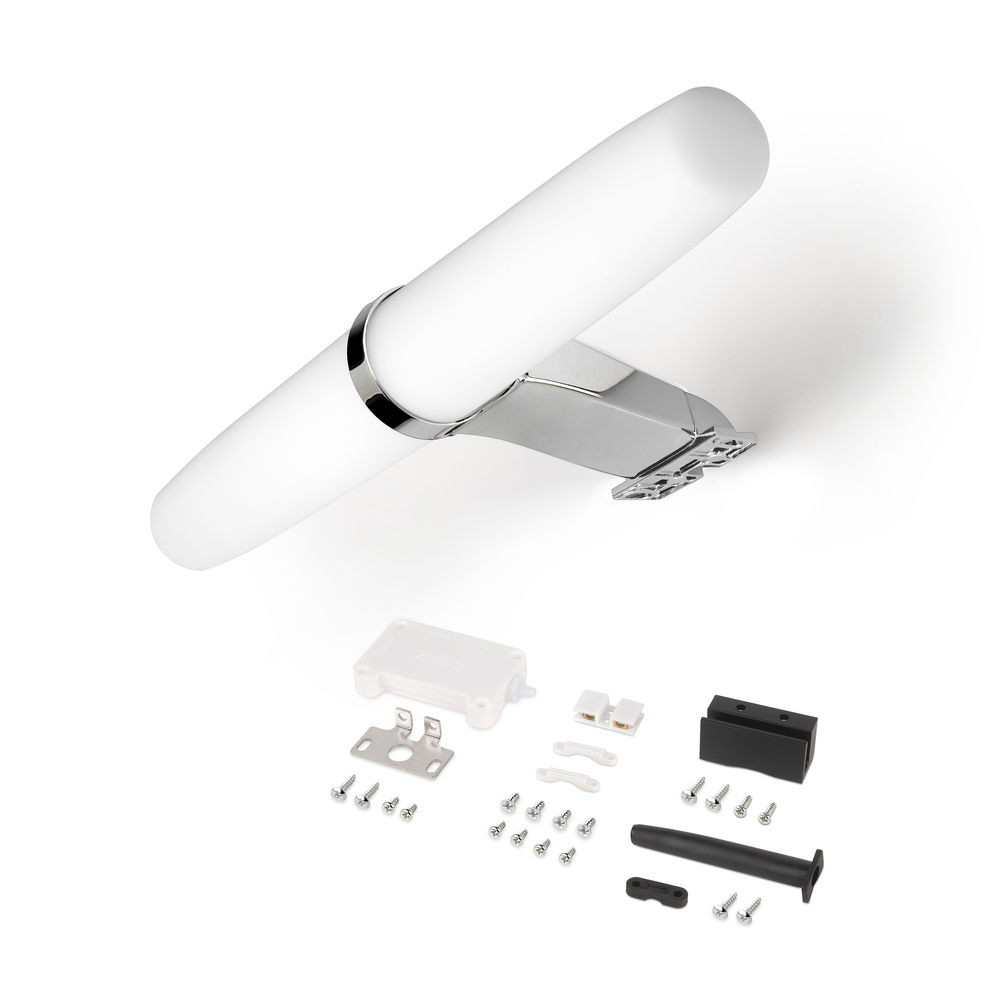 Spot LED pour miroir de salle de bain Gemini (AC 230V 50Hz), Chromé