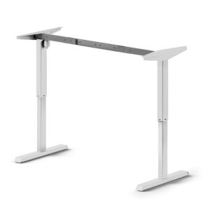 Table motorisée à hauteur réglable, Peint en blanc