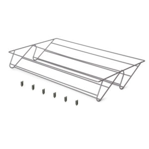 Tiroir à chaussures pour armoires et dressings Quartz - 640 (M80) - Acier - Titane