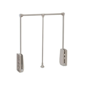 Tiroir extérieur Vertex 40 kg hauteur 131 mm - côtés en verre- 450- Gris anthracite