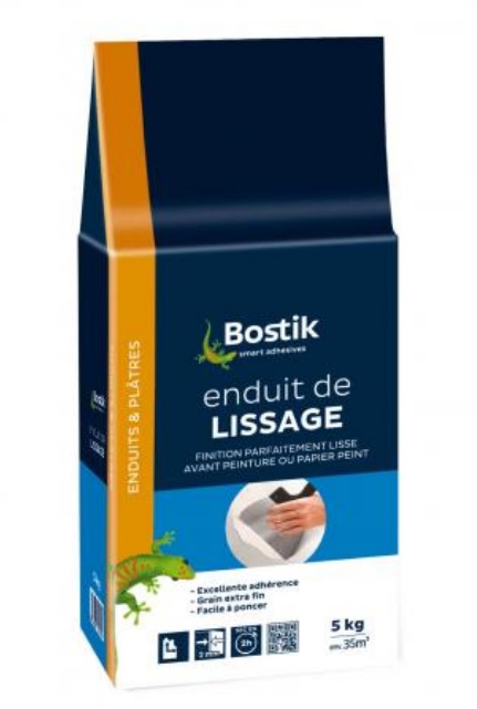 Enduit de lissage en poudre sac de 5 kg BOSTIK 30604189