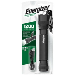 Lampe torche rechargeable 3 modes 1200 lm noire ENERGIZER