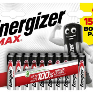 Lot de 15 + 5 piles alcaline AAA Max, 1.2 V, ENERGIZER