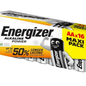 Lot de 16 piles alcaline lr6 aa Power, ENERGIZER