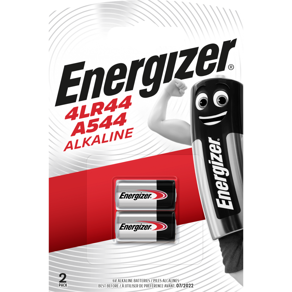 Lot de 2 piles alcaline a544, 6 V, ENERGIZER