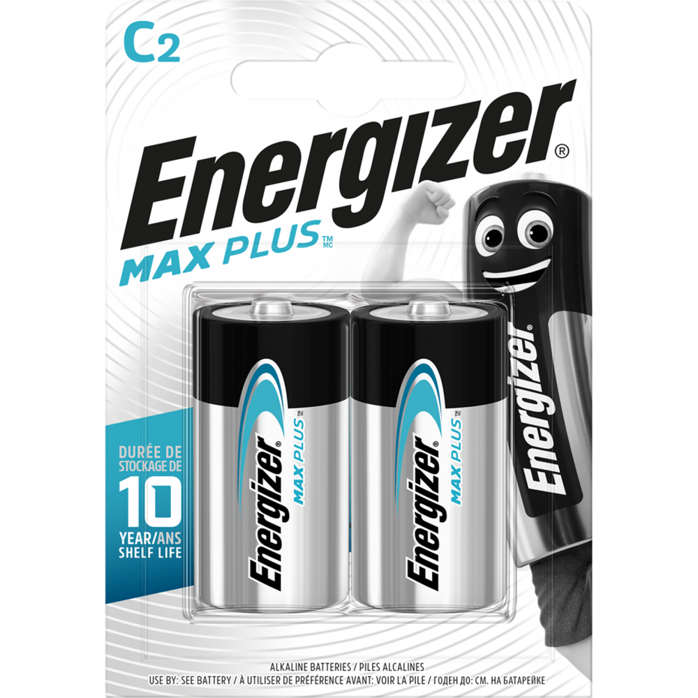 Lot de 2 piles alcaline lr14 c, 1.5 V, ENERGIZER