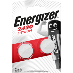 Lot de 2 piles lithium cr2430/dl2430, V, ENERGIZER