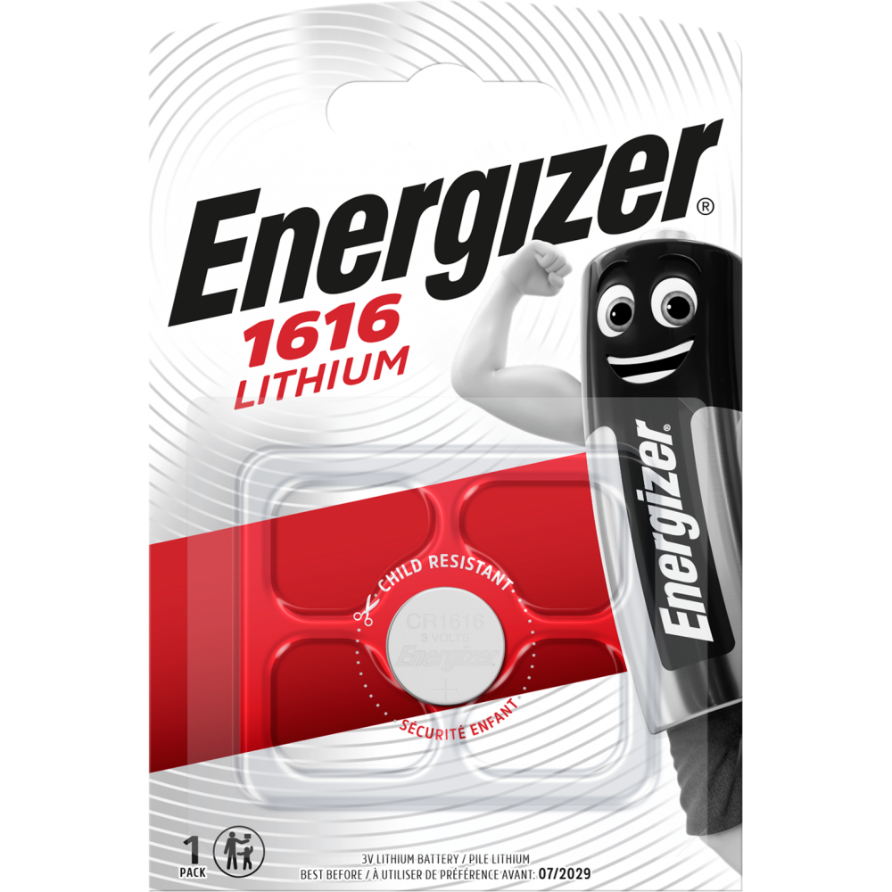 Pile bouton CR1616 lithium 3V ENERGIZER
