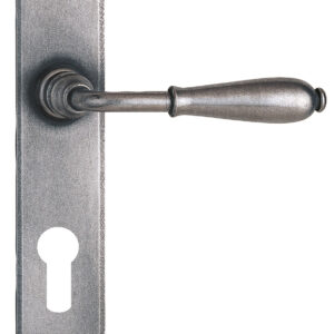 Ensemble double béquille sur plaque NEVERS fer cémenté Clé I BOUVET ES69IA6732