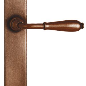Ensemble double béquille sur plaque NEVERS fer rouillé bec de cane BOUVET 94866