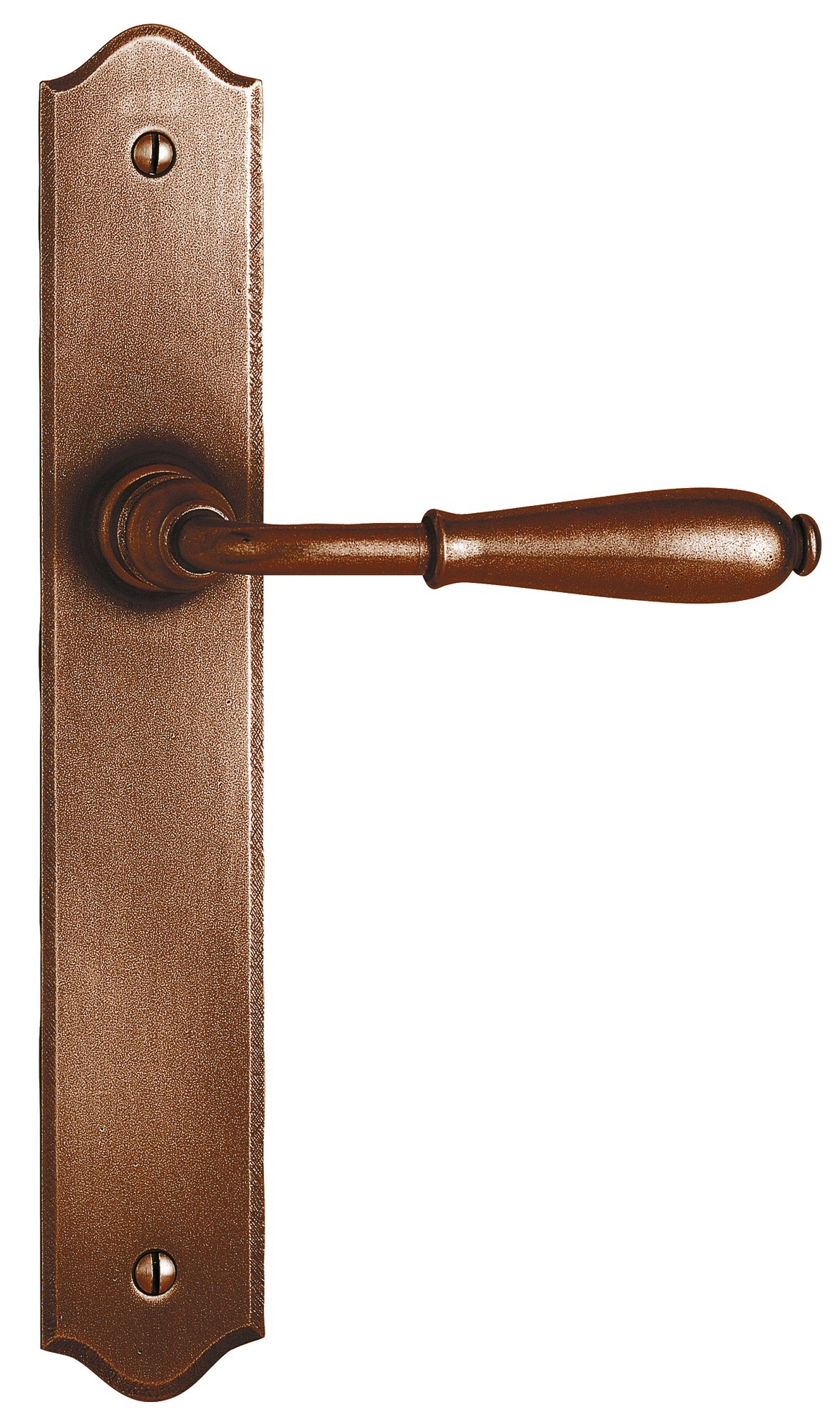 Ensemble double béquille sur plaque NEVERS fer rouillé bec de cane BOUVET 94866