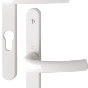 Ensemble étroit SR TOKYO entraxe 70 mm type CLE I finition blanc HOPPE 1782833