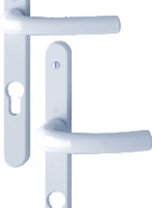 Ensemble étroit TOKYO entraxe 70 mm type CLE I finition argent HOPPE 2911465