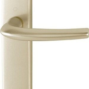 Ensemble San Diego grand model type bec de cane finition F2 alu aspect champagne HOPPE 3559758