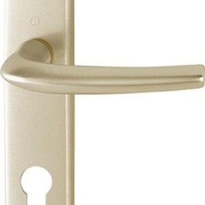 Ensemble San Diego grand model type clé I pour cylindre européen finition F2 alu aspect champagne HOPPE 3559791