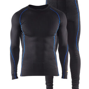 Ensemble sous-vêtements LIGHT noir/bleu roi TM BLÅKLÄDER 681017079985M
