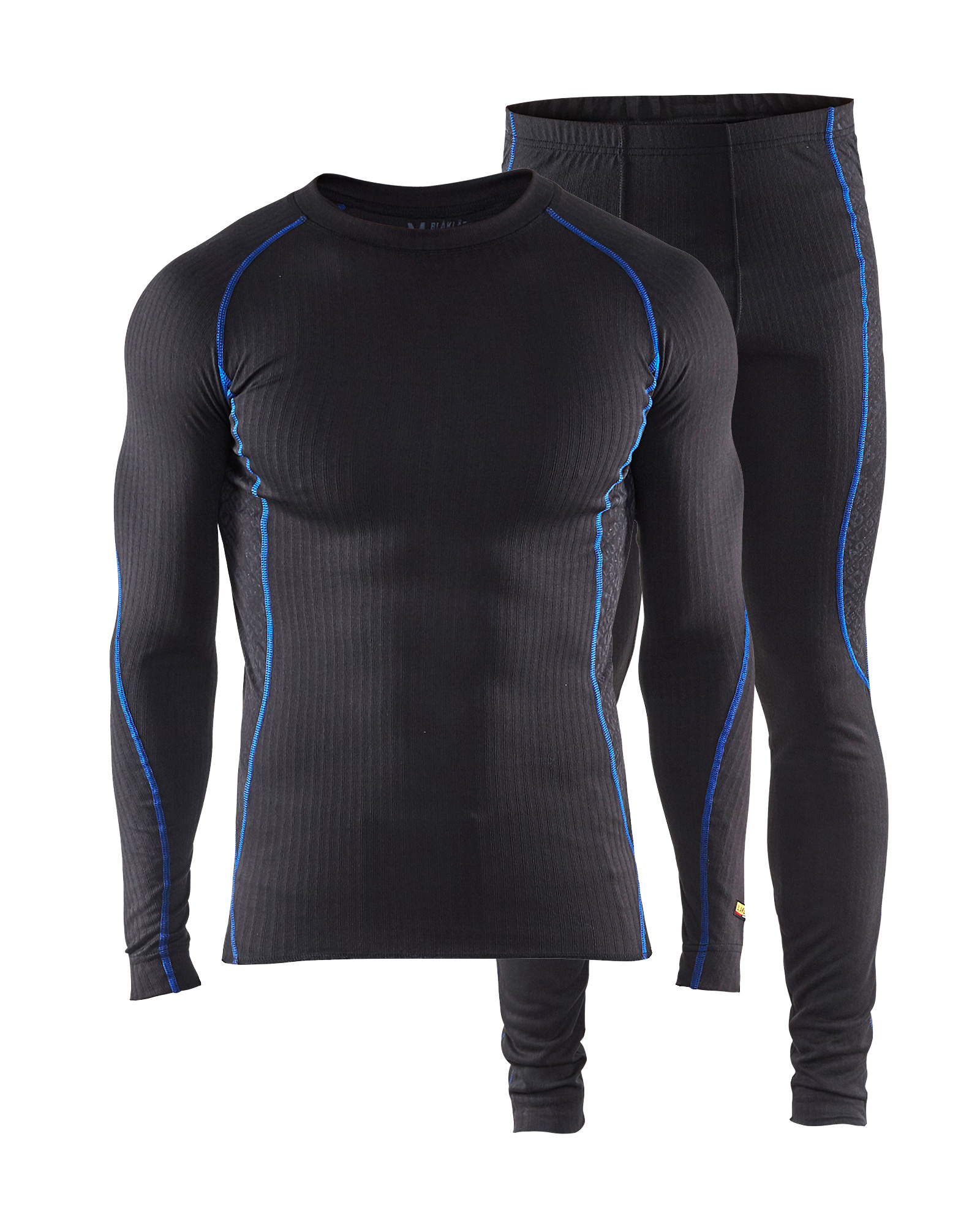 Ensemble sous-vêtements LIGHT noir/bleu roi TM BLÅKLÄDER 681017079985M