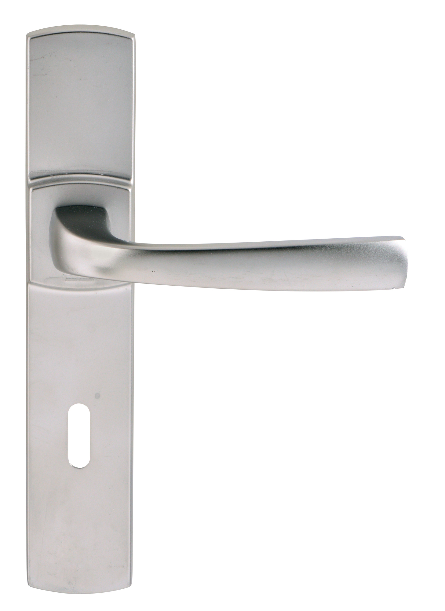 Ensemble sur grande plaque MUZE type clé L finition chromé velours VACHETTE 086442